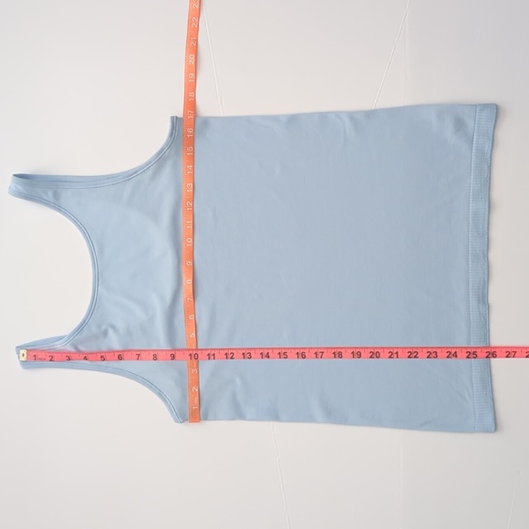 Lululemon Seek Simplicity Ribbed Tank Reversible 2 Way Top Breezy Blue size 12 - Picture 6 of 9